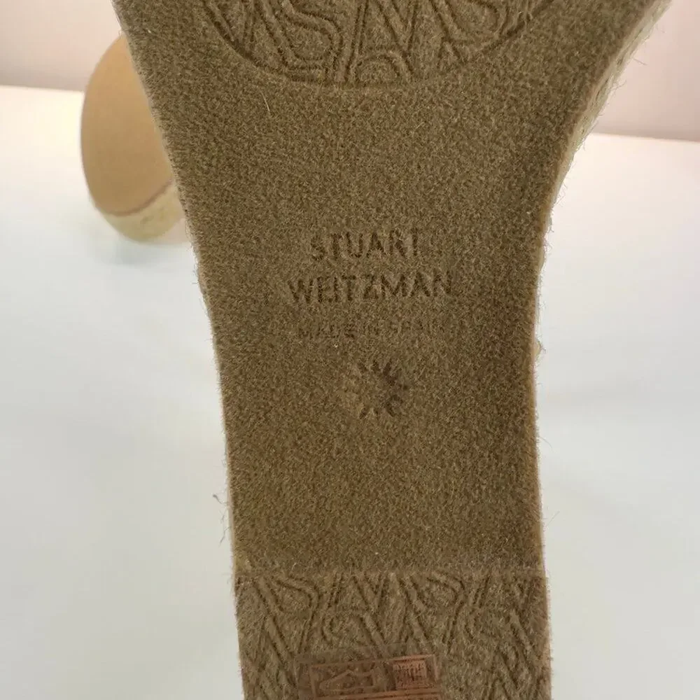 LNWB | Stuart Weitzman | Platform Sandals | Beige | Size 8.5 US